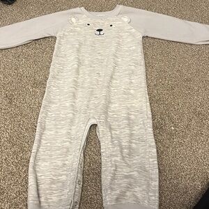 Child of Mine Gray Bear Face 24 Months Pajamas